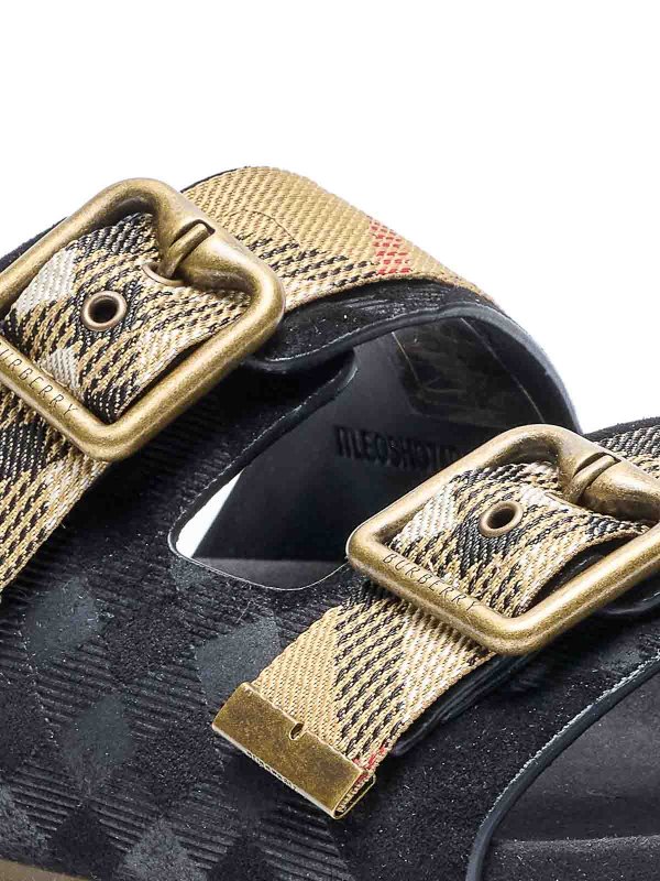 The Best Shops BURBERRY: sandals - Urchin Check Sandals