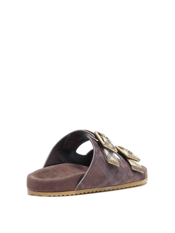 BURBERRY: サンダル online - サンダル - ブラウン