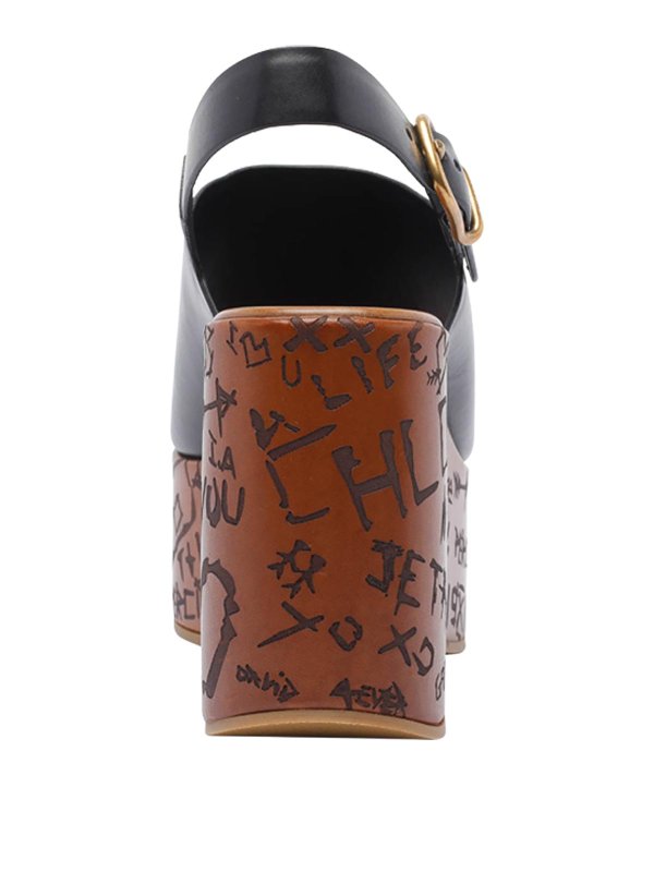 サンダル - 黒 shop online: CHLOE