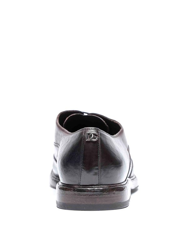 The Best Shops DOLCE & GABBANA: レースアップシューズ - 編み上げ靴 - ブラウン