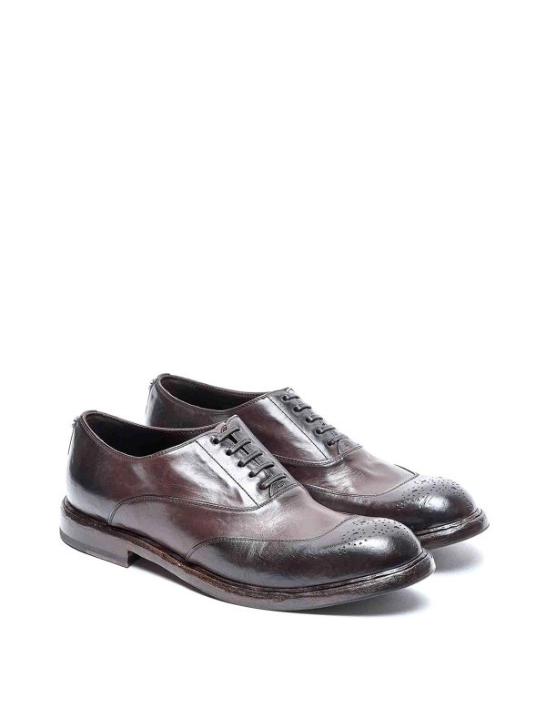 編み上げ靴 - ブラウン shop online: DOLCE & GABBANA