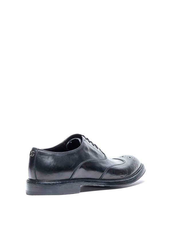 DOLCE & GABBANA: レースアップシューズ online - 編み上げ靴 - 黒