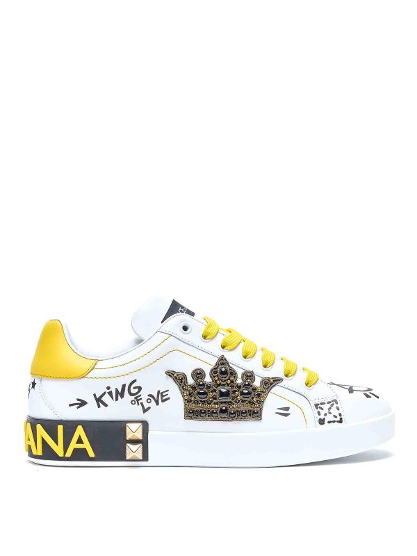 DOLCE & GABBANA: スニーカー - スニーカー - 白