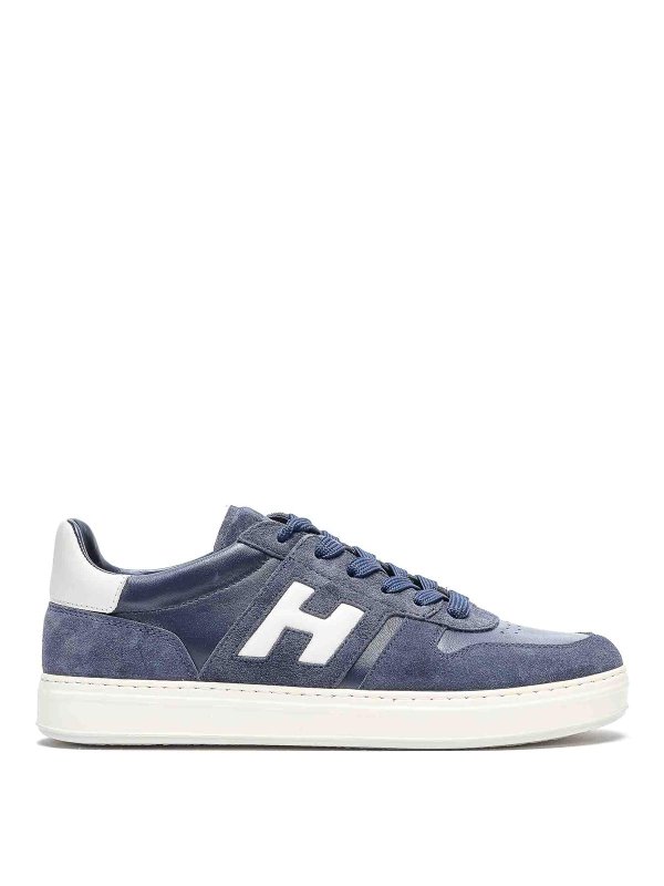 HOGAN: Chaussures de sport - Baskets - Bleu