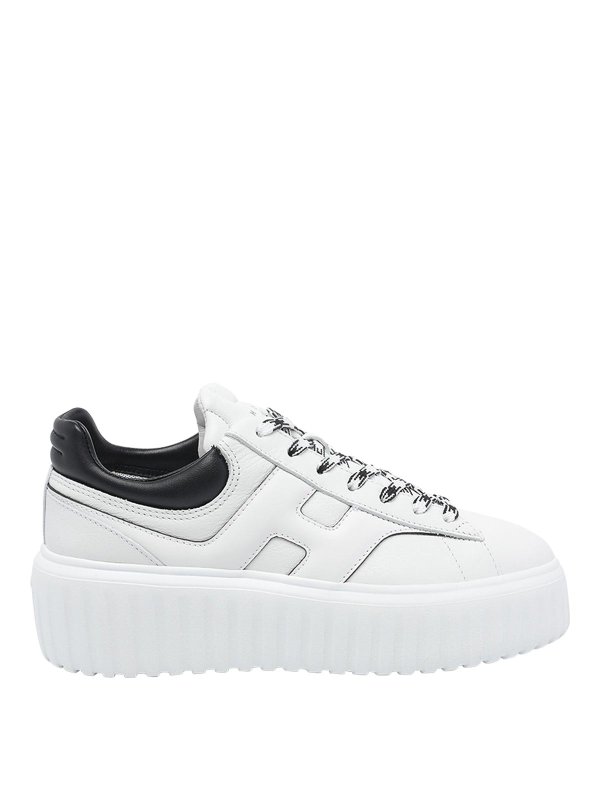 HOGAN: Chaussures de sport - Baskets - Blanc