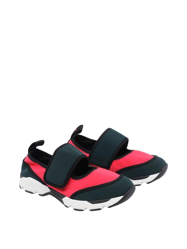 Marni: Chaussures de sport online - Baskets - Rouge