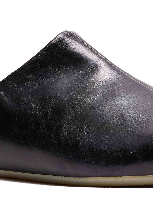 The Best Shops MM6 MAISON MARGIELA: ミュール - ミュール - 黒