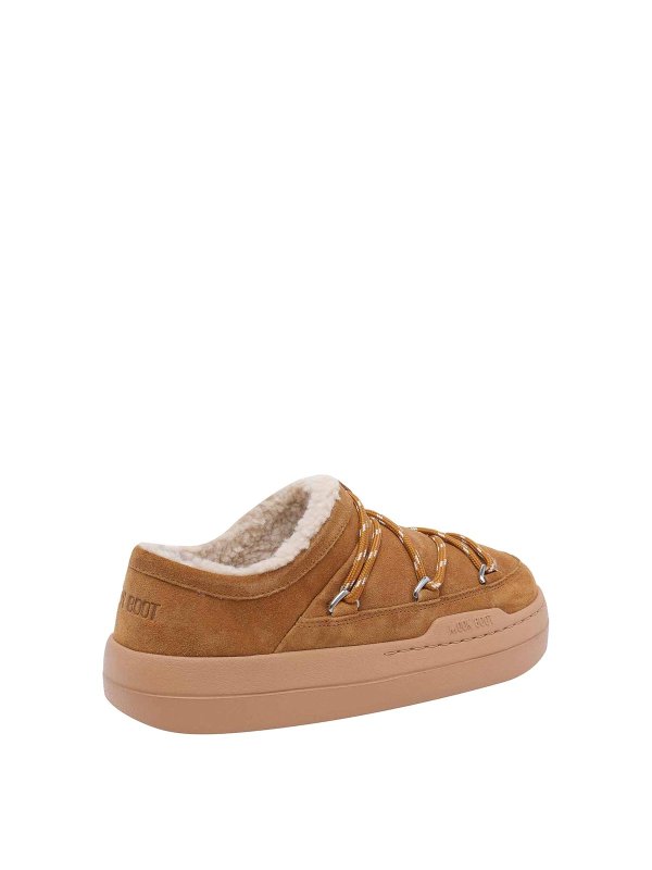 The Best Shops Moon Boot: Loafers & Slippers - Brown Park Slippers