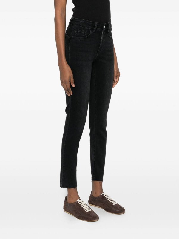 The Best Shops Liu Jo: Jeans Rectos - Vaqueros Rectos - Negro