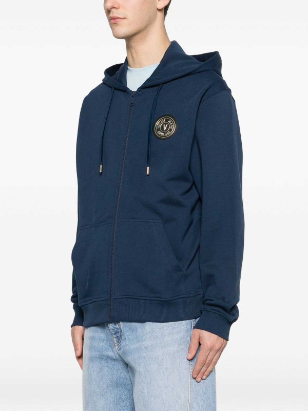 Versace Jeans Couture: スウェット＆セーター online - スウェットシャツ/セーター - ブルー