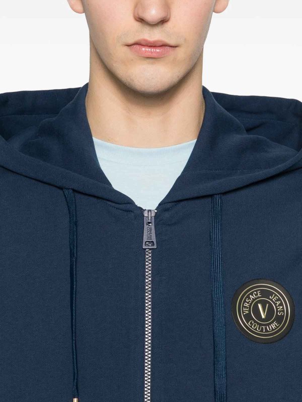 The Best Shops Versace Jeans Couture: スウェット＆セーター - スウェットシャツ/セーター - ブルー