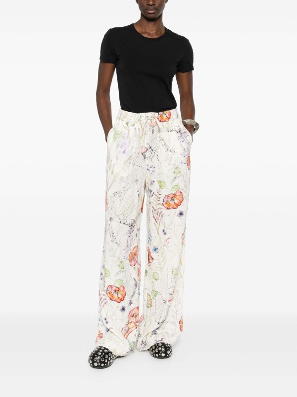 ALEXANDER MCQUEEN buy online Floral Cotton Trousers