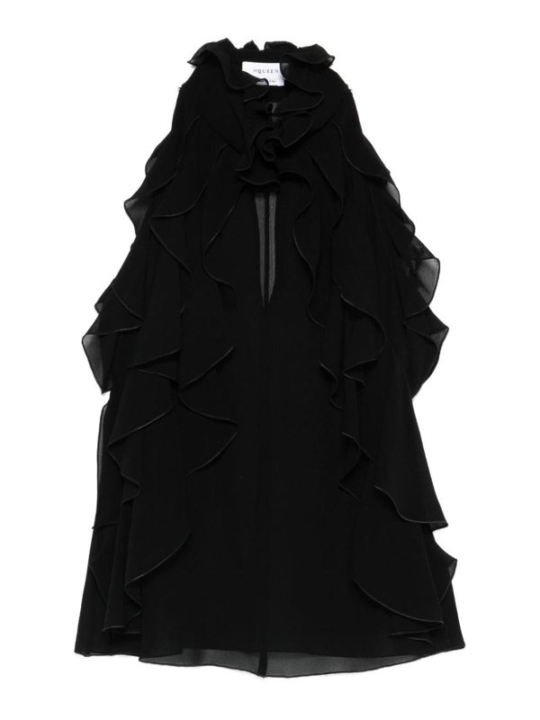 ALEXANDER MCQUEEN: Tops und Tank Tops - Top - Schwarz