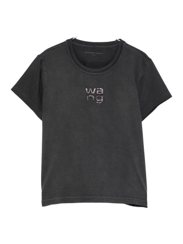 ALEXANDER WANG: T-shirts - T-Shirt - Schwarz