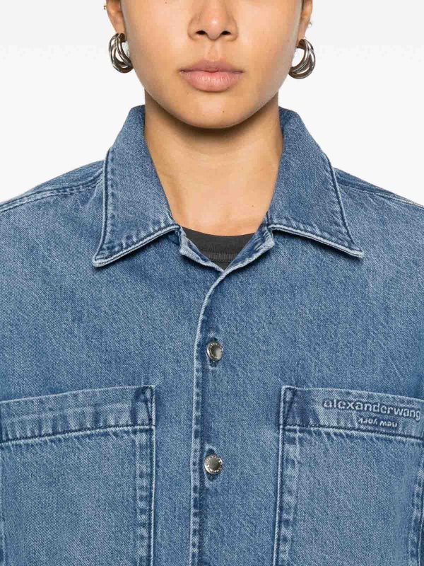 The Best Shops ALEXANDER WANG: Hemden - Hemd - Blau