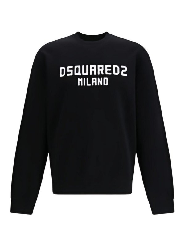 DSQUARED2: Sudaderas y suéteres - Sudadera - Negro