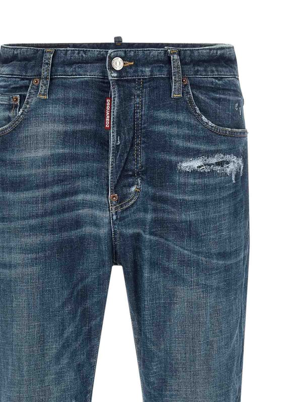 DSQUARED2: jeans dritti, a sigaretta online - Jeans