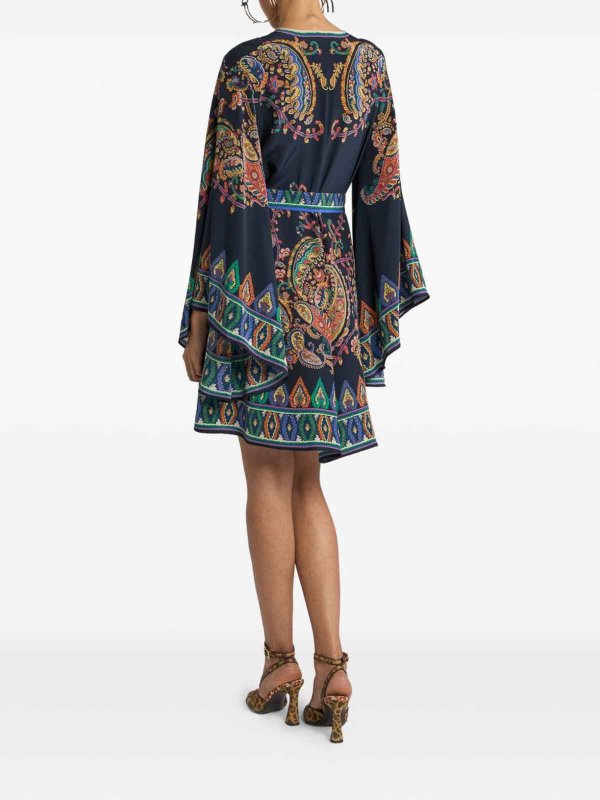Robe Courte - Bleu shop online: ETRO