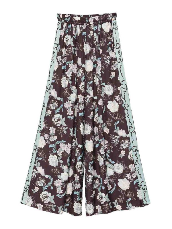 FORTE FORTE: カジュアルトラウザー - カジュアルパンツ - ブラウン