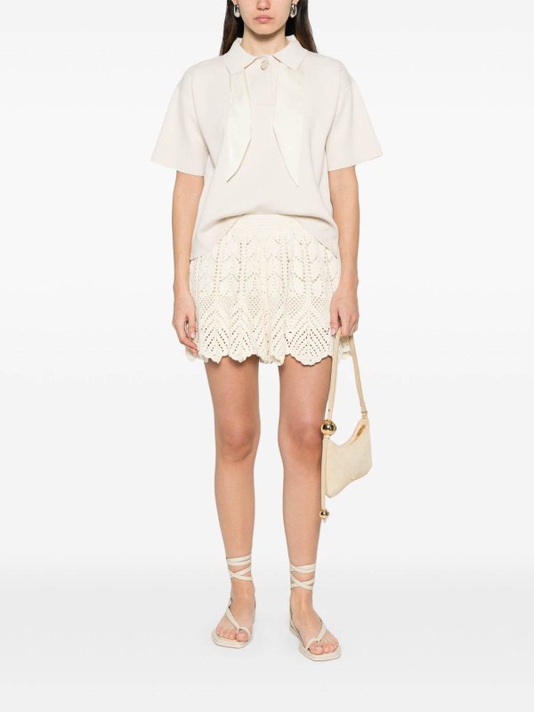 ポロシャツ - 白 shop online: FORTE FORTE