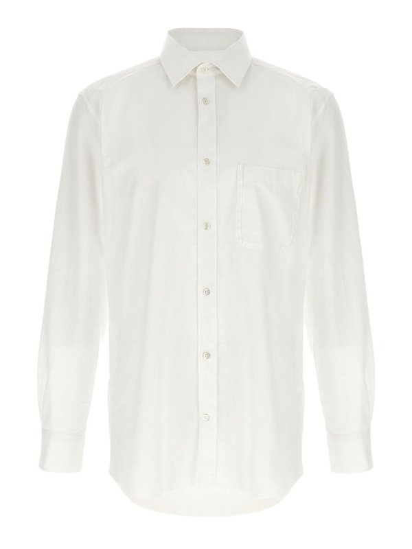 Maison Margiela: シャツ - シャツ - 白