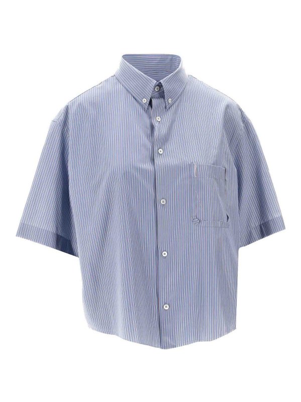 Maison Margiela: Hemden - Hemd - Grün