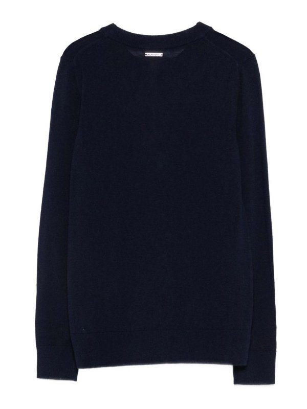 MICHAEL KORS: Strickpullover mit Rundhalsausschnitt online - Rundhalspullover - Blau
