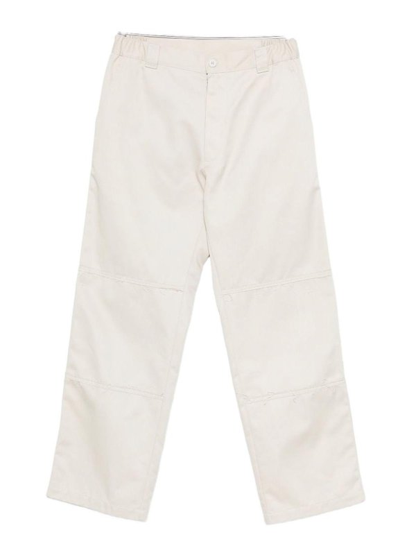 MM6 MAISON MARGIELA: flared jeans - Beige Flared Pants