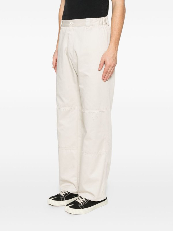 The Best Shops MM6 MAISON MARGIELA: flared jeans - Beige Flared Pants