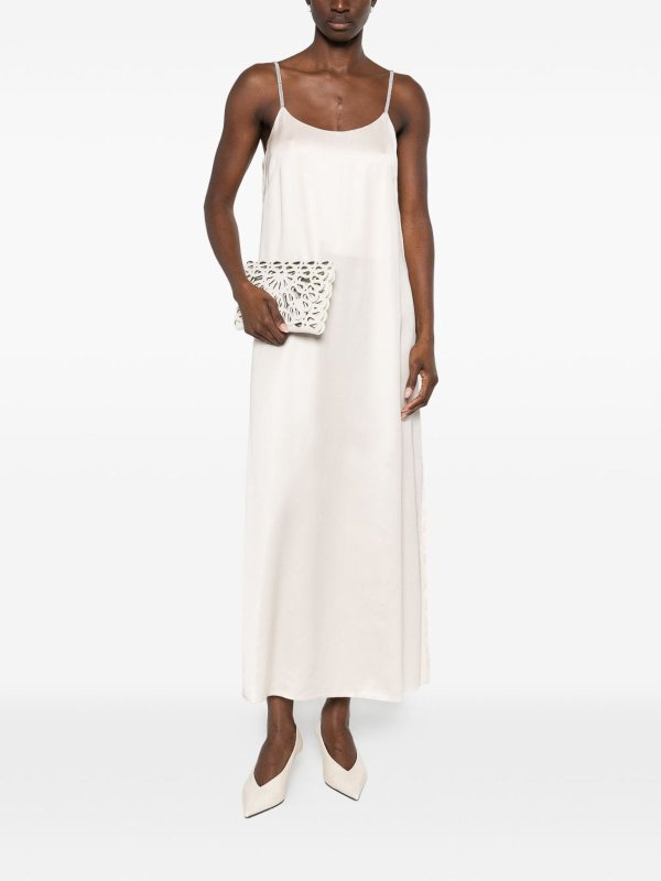 PESERICO: マキシドレス online - マキシドレス - ベージュ