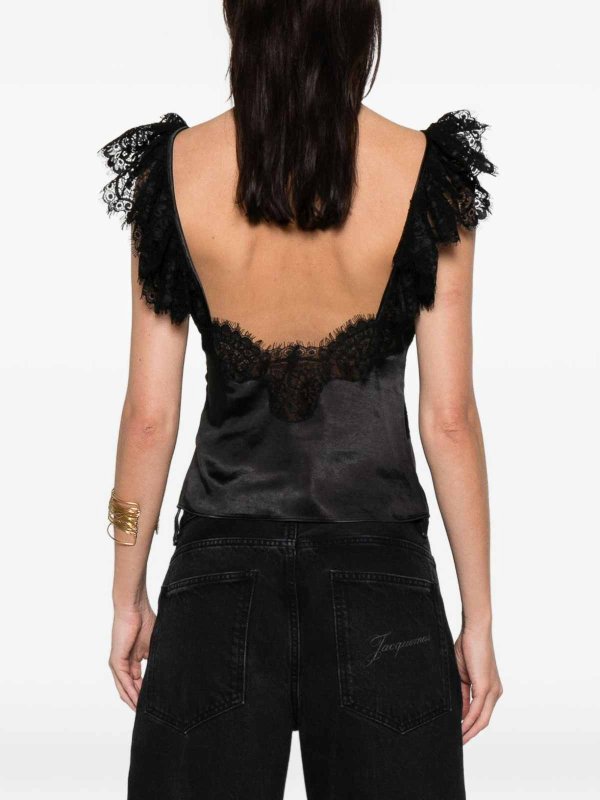 Self Portrait: Strickpullover mit V-Ausschnitt online - V-Pullover - Schwarz