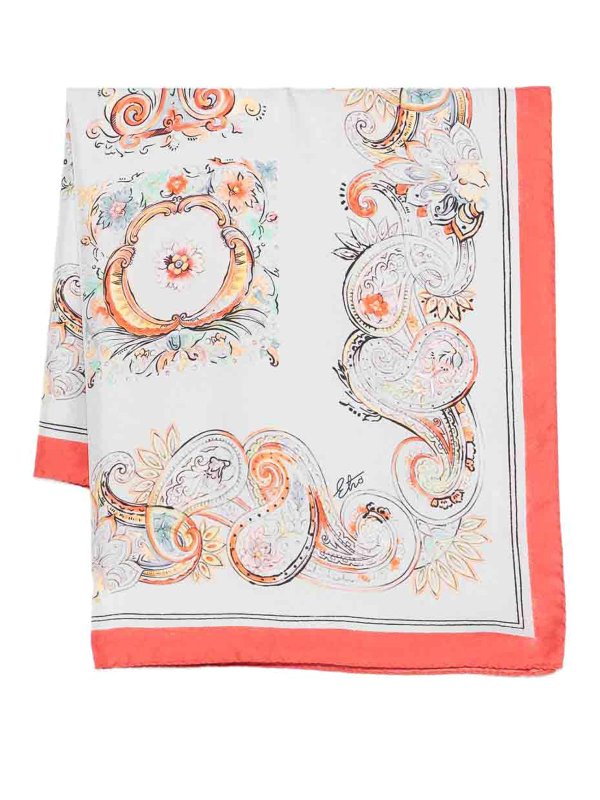 ETRO: scarves - Patterned Silk Scarf