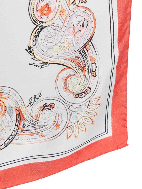 ETRO: scarves online - Patterned Silk Scarf