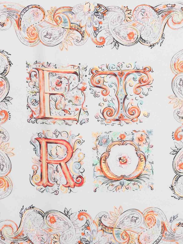 The Best Shops ETRO: scarves - Patterned Silk Scarf