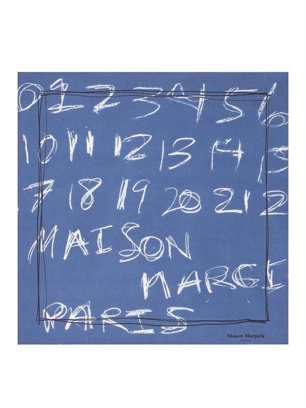 Maison Margiela: Bufandas y pañuelos - Bufanda - Gris