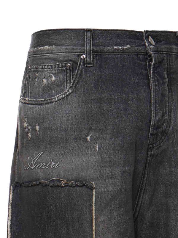AMIRI: Jeans Rectos online - Vaqueros Rectos - Negro