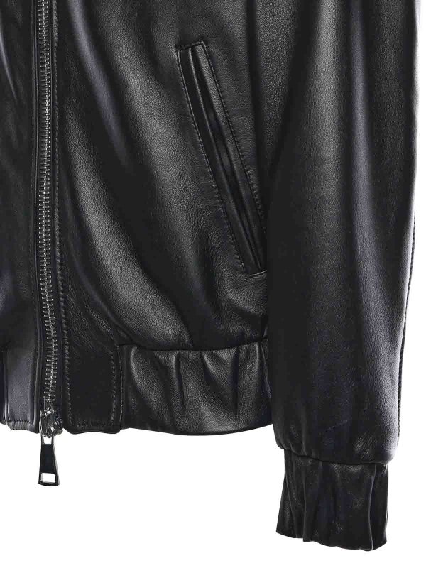 GIULIANO GALIANO buy online レザージャケット - 黒