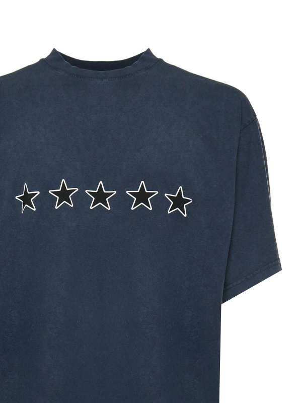 BALENCIAGA: T-shirts online - T-Shirt - Dunkelblau