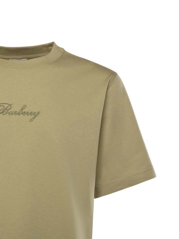 BURBERRY: Tシャツ online - Tシャツ - 緑