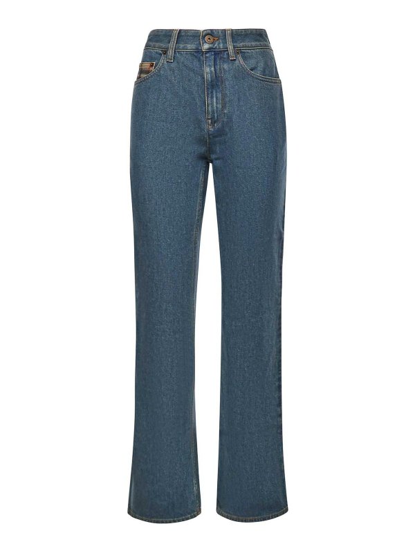 BURBERRY: bootcut jeans - Denim Bootcut Jeans