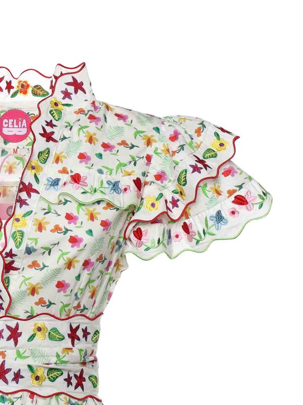 CELIA B: ニーレングスドレス online - 膝丈ドレス - 白