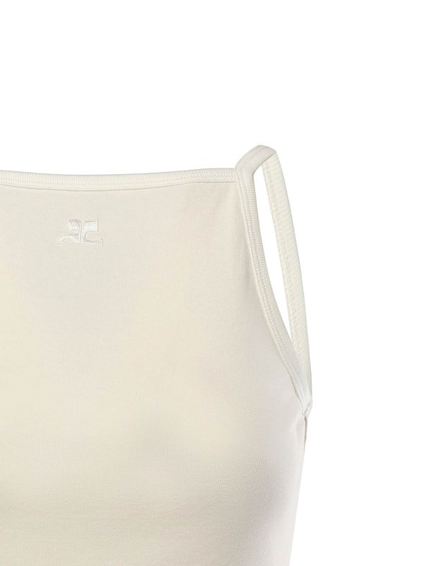 Courreges: Tops und Tank Tops online - Top - Weiß