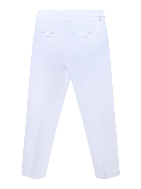 The Best Shops DONDUP: カジュアルトラウザー - カジュアルパンツ - 白