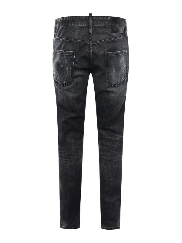 The Best Shops DSQUARED2: Jeans Rectos - Vaqueros Rectos - Negro