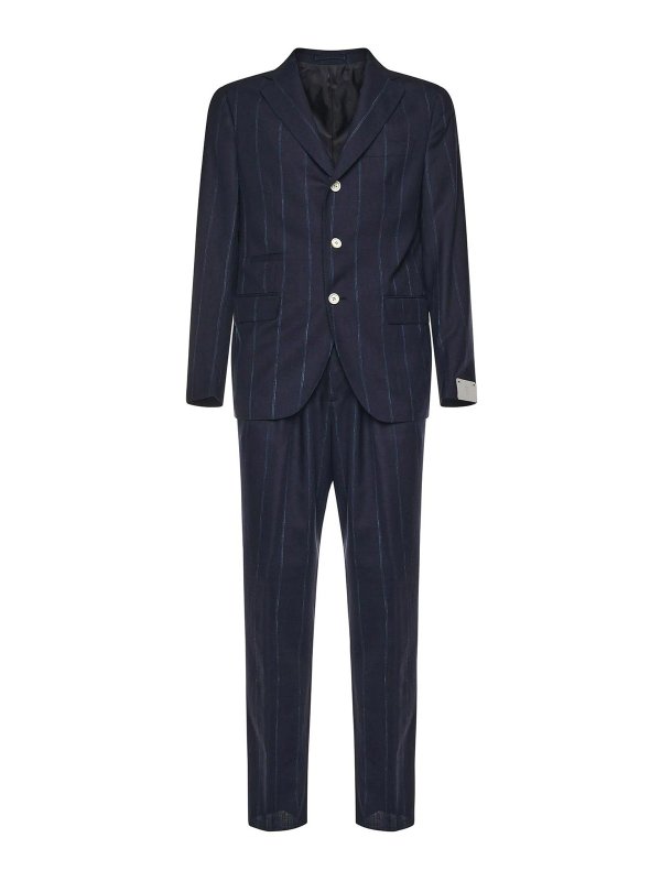 ELEVENTY: Vestidos de gala - Traje - Azul