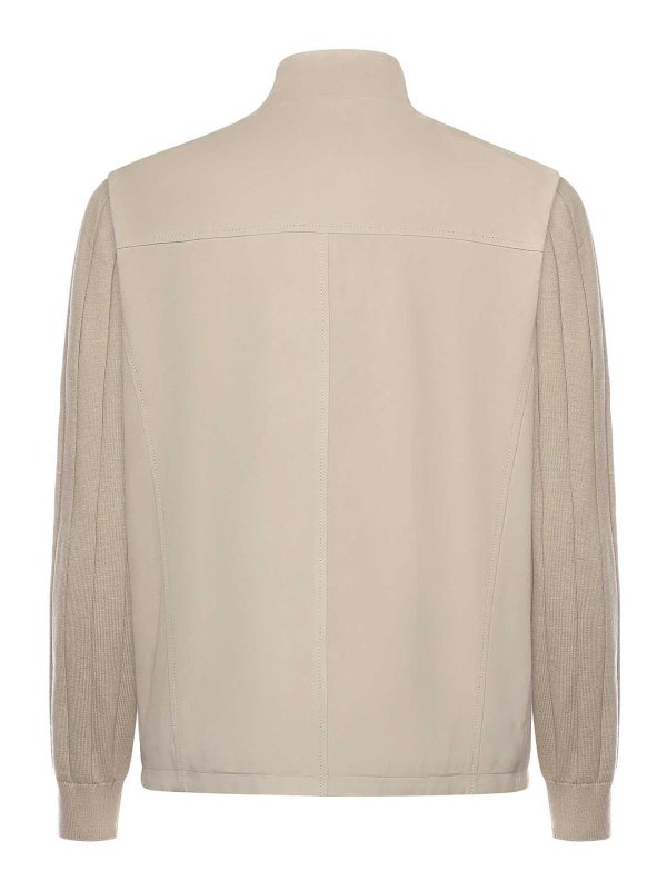 The Best Shops ELEVENTY: leather jacket - Leather Jacket