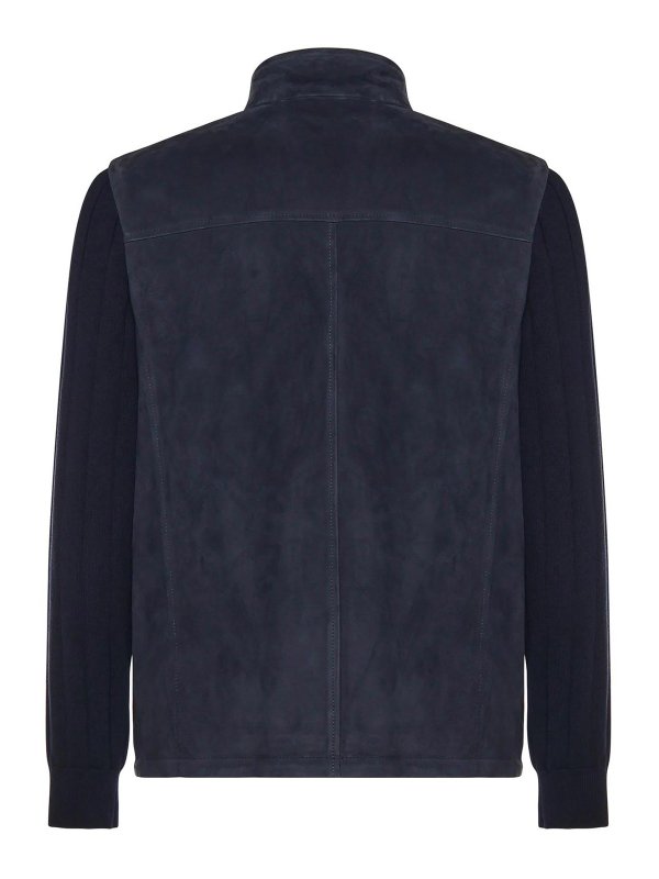 The Best Shops ELEVENTY: leather jacket - Leather Jacket