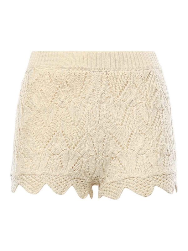 FOR LOVE & LEMONS: トラウザーショーツ - ショートパンツ - 白