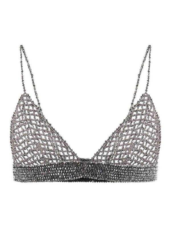 The Best Shops GOLDEN GOOSE: トップス＆タンクトップ - トップ/タンクトップ - 銀