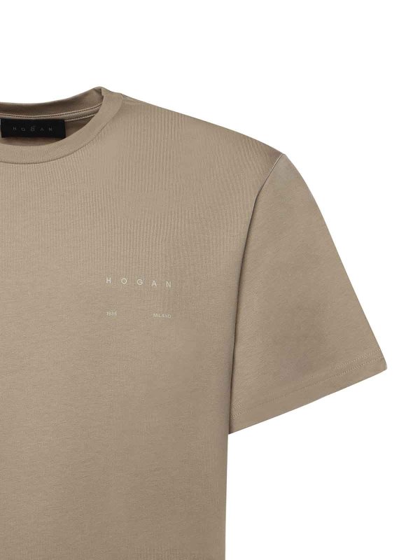 HOGAN: T-shirts online - T-Shirt - Beige